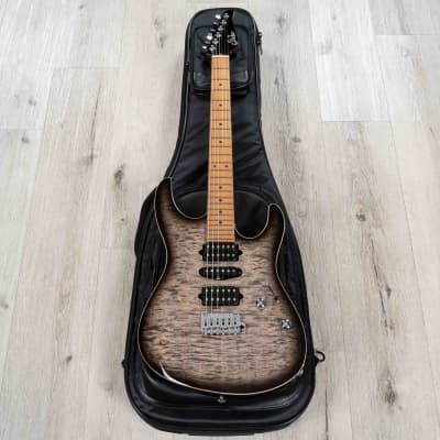 Suhr Modern Plus HSH Guitar, Roasted Maple Fingerboard, Trans Charcoal Burst image 10