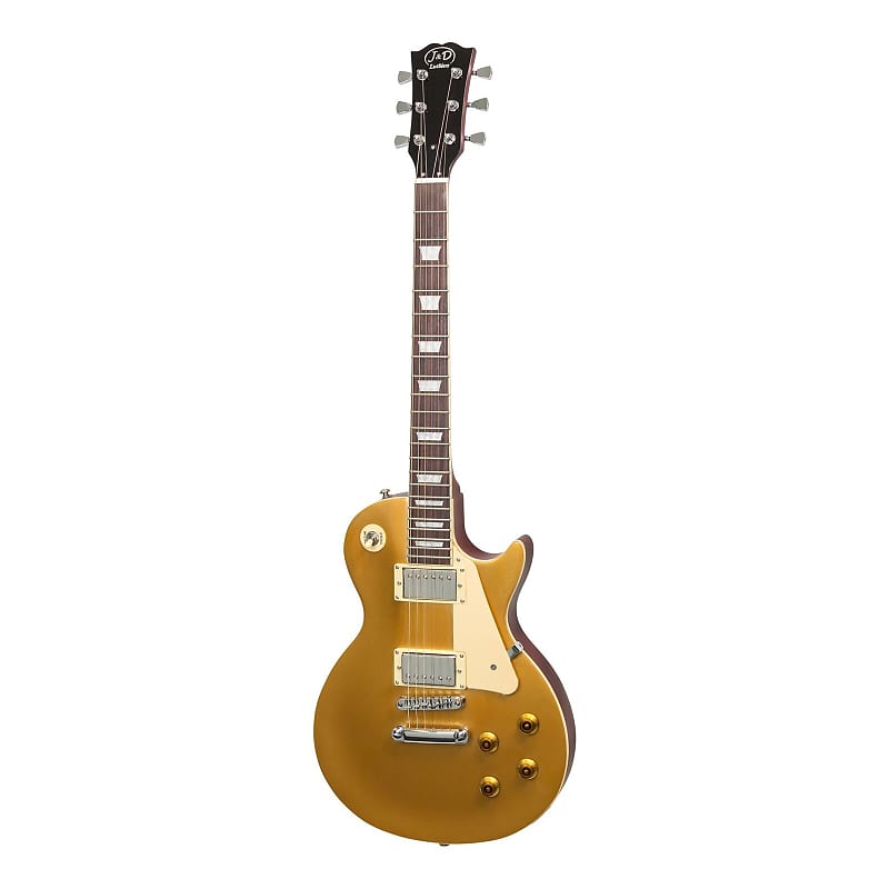 J&D Luthiers LP-Style Electric Guitar (Gold Top) | Reverb