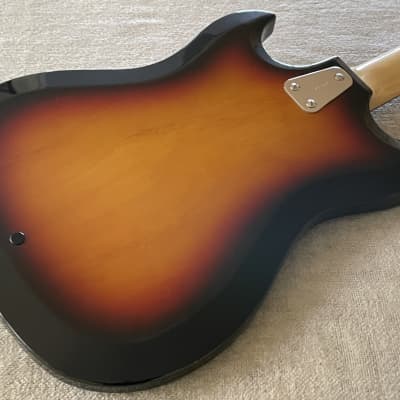1967 Hagstrom II F-200 Electric Guitar Sunburst + Original Case + Adjustment Tools Made in Sweden Collector Condition image 21