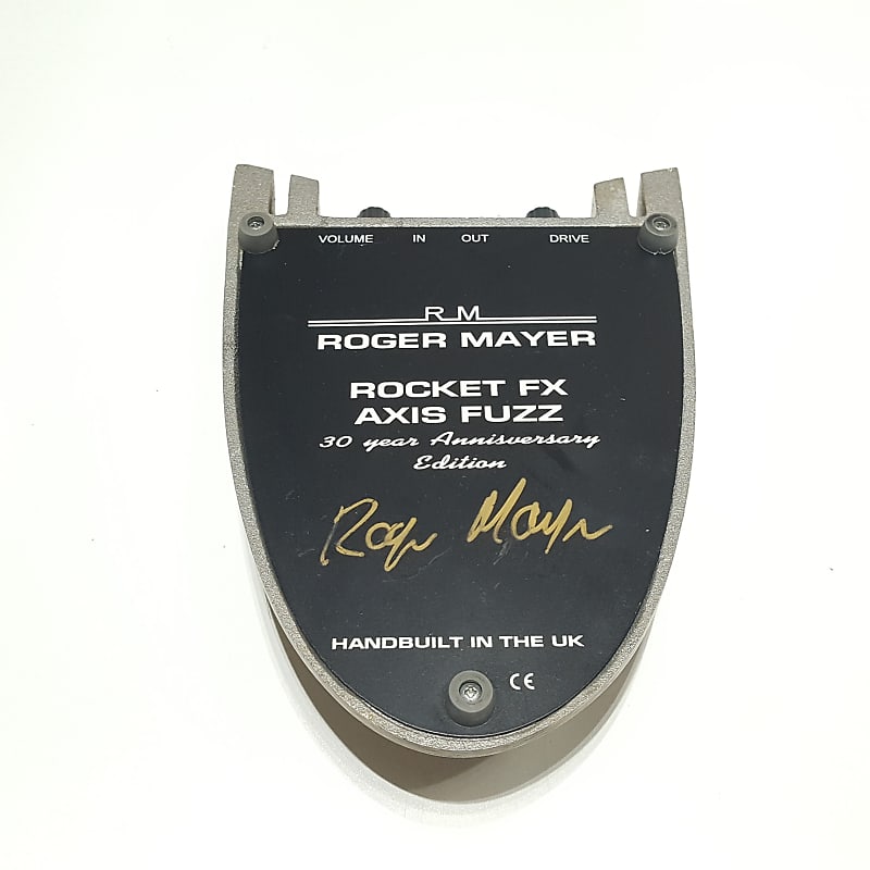 Roger Mayer Axis Fuzz Rocket Gold Signature 30th Anniversary Guitar Pedal