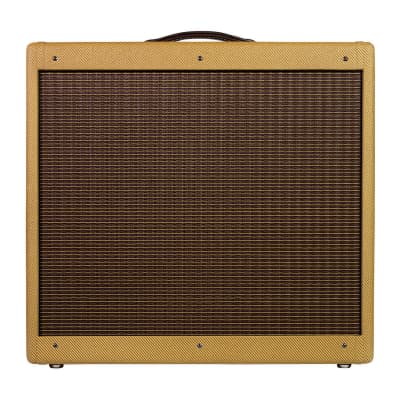 Mojotone Fender Licensed Tweed Bassman 4x10 Combo Cabinet With Lacquered Tweed Finish image 3