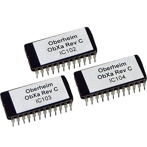 Oberheim OB-XA Rev C firmware OS Eprom set OBXA Rom image 1