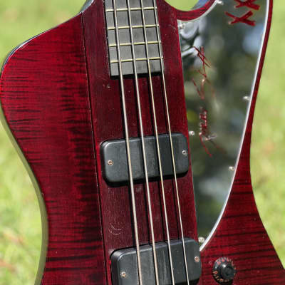 Gibson Nikki Sixx Signature Thunderbird Bass 2012 - Red - w/ snakeskin case...WOW! for sale
