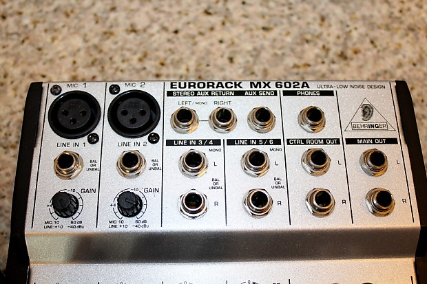 EUROPACK MX 602A アナログミキサー Behringer Eurorack MX 602A Ultra-low Noise Design Mixer