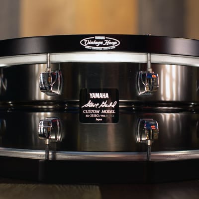 YAMAHA 14 X 5 STEVE GADD SIGNATURE STEEL SNARE DRUM (SD-255SG