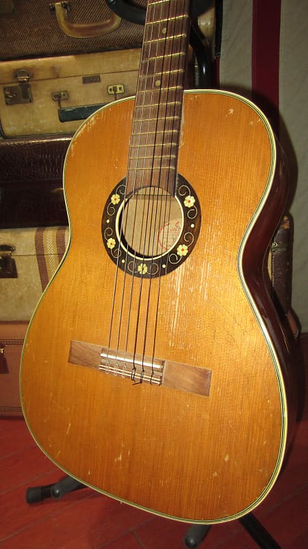 ~1959 Cromwell Nylon String Acoustic Natural image 1