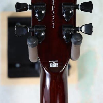 ESP LTD EC-1000 Evertune Electric Guitar - Dark Brown Sunburst image 7