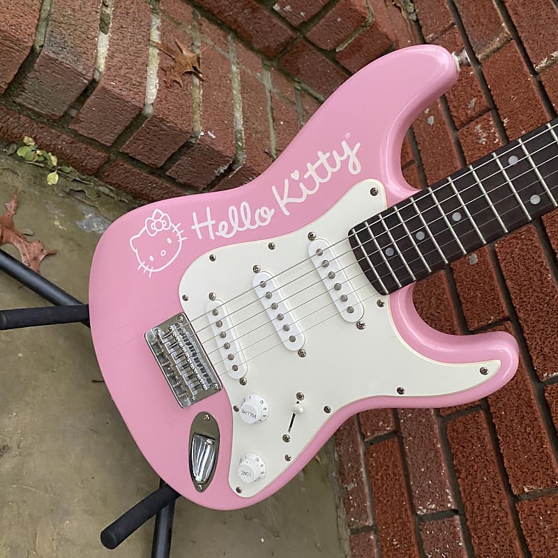 Squier Hello Kitty Mini Stratocaster | Reverb