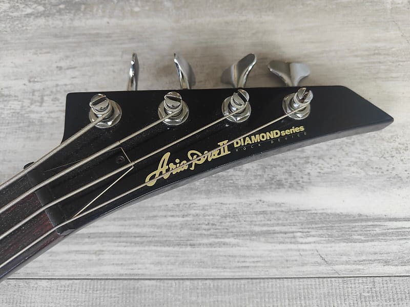 Aria Pro II Japan Diamond Series PJ Bass (Black) | Reverb