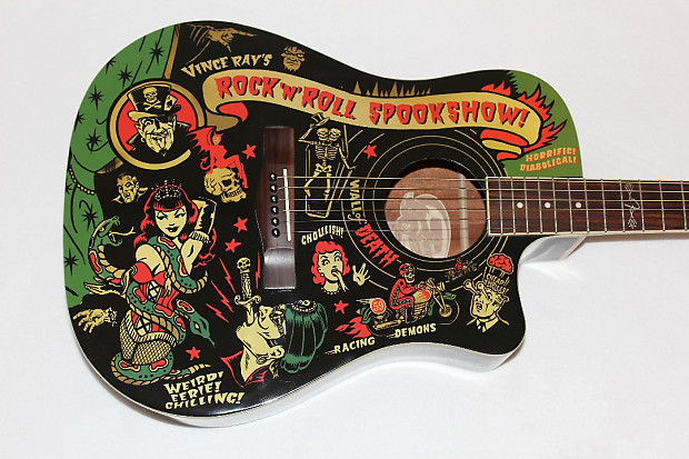 Fender vince ray spookshow acoustic guitar outlet