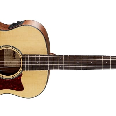 Cort LCJWAOP Little CJ Walnut Spruce Top Mahogany Neck 6-String Acoustic-Electric Guitar w/Gig Bag image 6