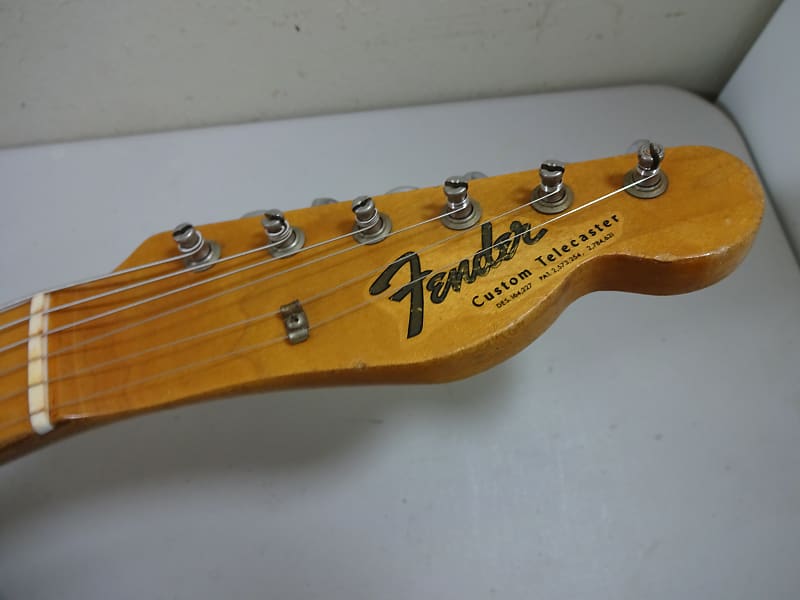 fender telecaster custom 1968 transition logo Reverb