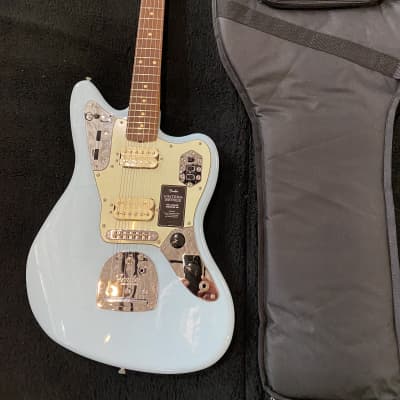 Fender Vintera '60s Jaguar Modified HH PF Sonic Blue #MX22184097 8lbs. 5.9oz image 3
