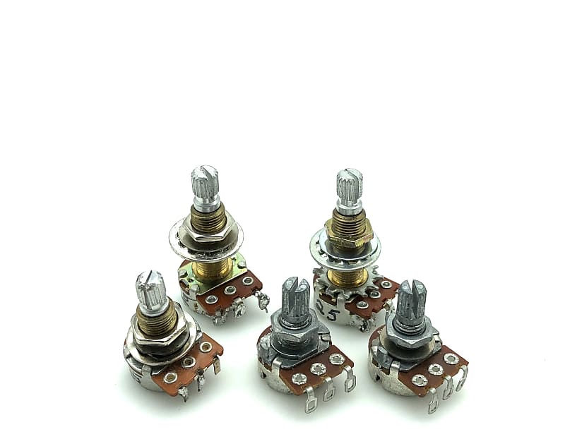 Alpha 25K Mini Pots Various Heights Lot of 5 Reverb