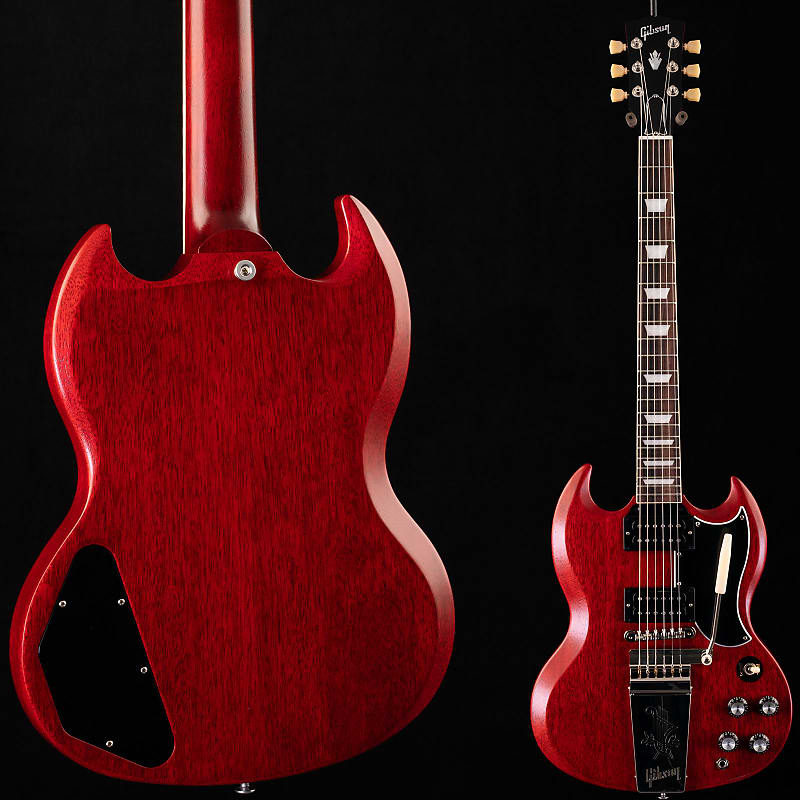 Gibson SG Standard '61 Faded Maestro Vibrola Vintage Cherry 344