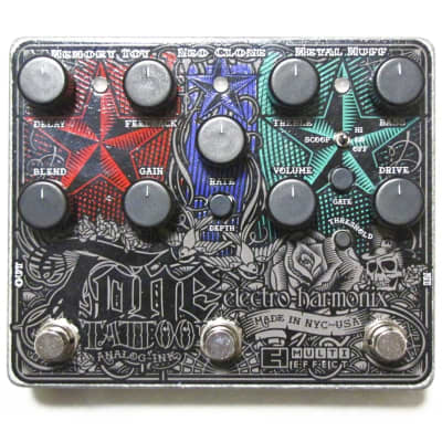 Used Electro-Harmonix EHX Tone Tattoo Analog Multi-Effects Guitar Effect Pedal! for sale
