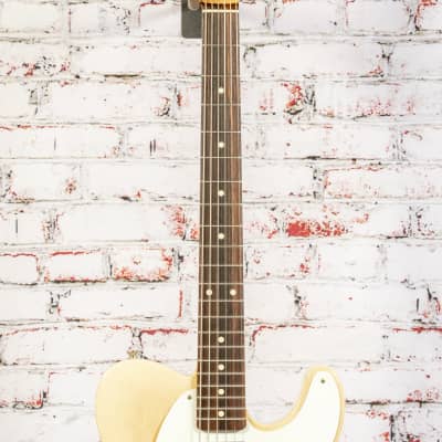 Eric Daw Pin Up "LeeAnne" Electric Guitar, White Blonde w/ Case x6104 (USED) image 3