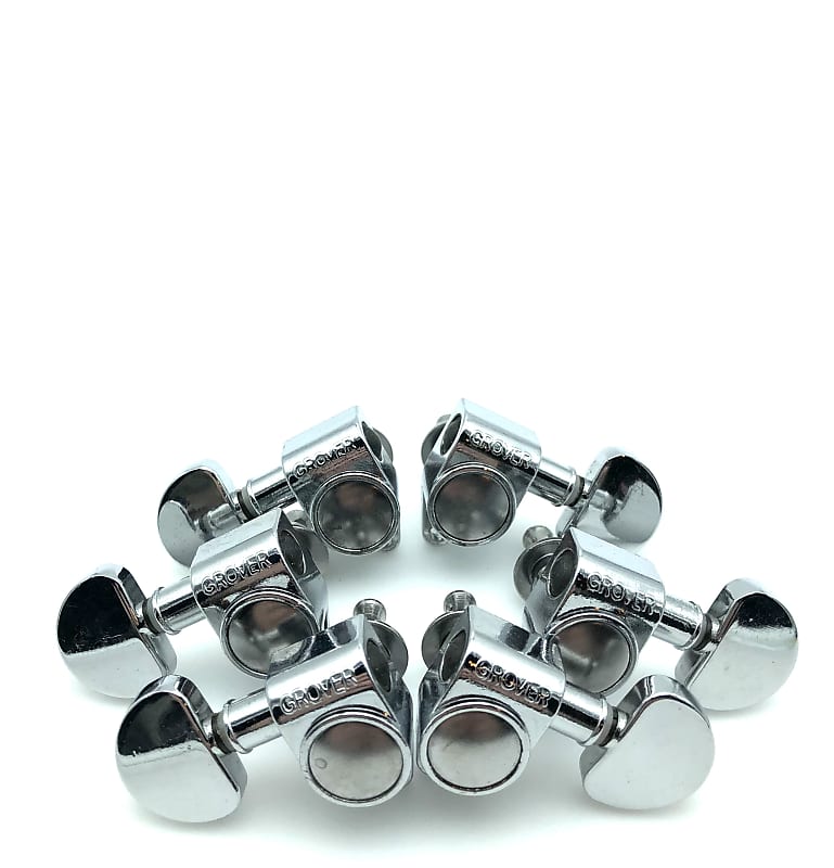 Grover 3x3 DieCast Tuners Chrome Reverb