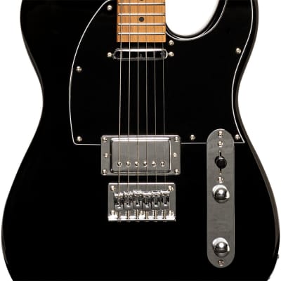 Stagg Vintage "T" Series Solid Body Electric Guitar - Black - SET-PLUS BK image 3