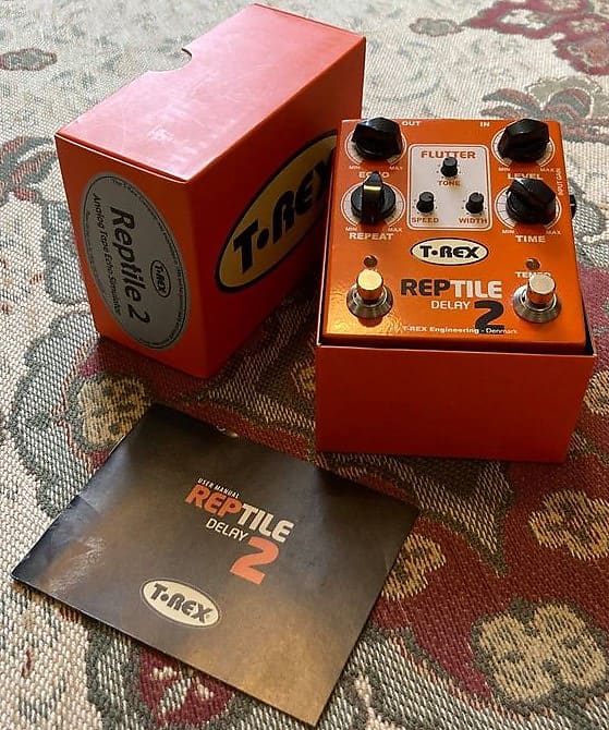 TRex Reptile 2 Analog Tape Echo Simulator Delay Pedal Reverb