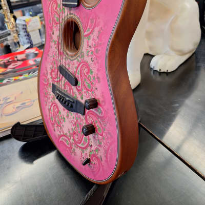 Fender American Acoustasonic Telecaster  Pink Paisley image 6