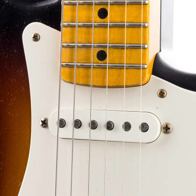 Fender Custom Shop Masterbuilt Todd Krause 1956 Stratocaster Heavy Relic - Wide 2 Tone Sunburst (583) image 12