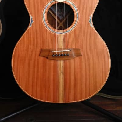 Cole Clark AN3EC-RDBLSB Redwood Blackwood Acoustic-Electric Guitar Pre-Owned image 1