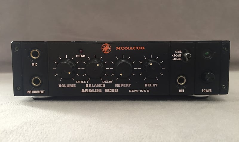 Delay Analogique Écho MONACOR EEM-1000 Vintage 80' Audio Hifi Micro  Instruments