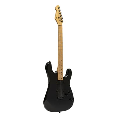 Stagg Metal Series Electric Guitar - Black - SEM-TWO H BK image 7