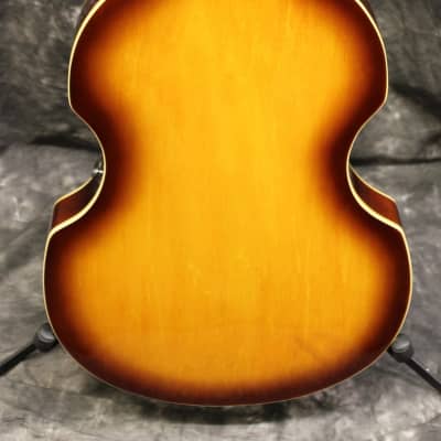 Jay Turser JTB-2B Violin Electric Bass Guitar Sunburst w/Case image 4