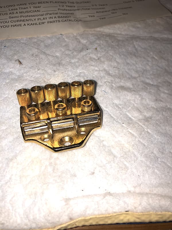 Vintage Fender Elite String lock with fine tuners 80’s Gold | Reverb