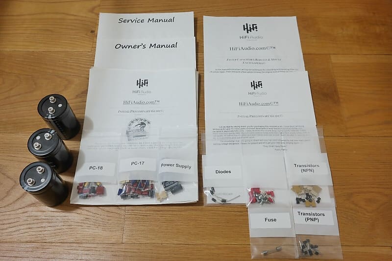 Dynaco SCA-80Q restoration kit filter capacitor repair rebuild fix  			