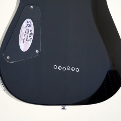 Schecter C-6 Plus Electric Guitar Charcoal Burst image 8