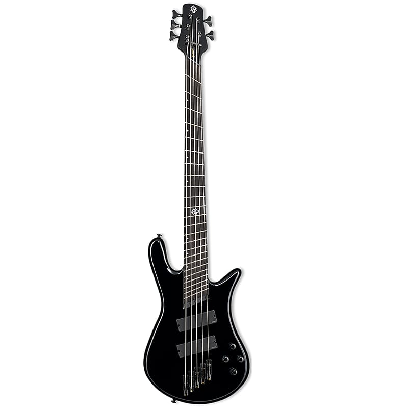 Spector NS Dimension 5 String Electric Bass Solid Black Gloss image 1