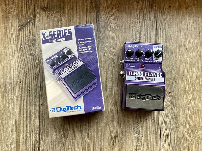 DigiTech Turbo Flange Stereo Flanger 2000s Purple Reverb Czechia