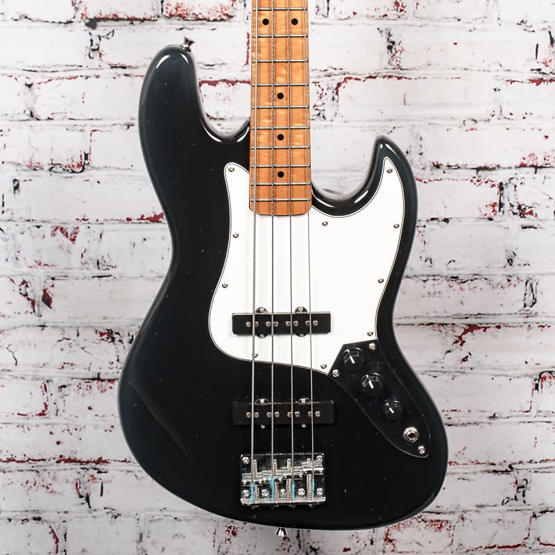 SX Vintage Series J Bass, Black x2563 Reverb