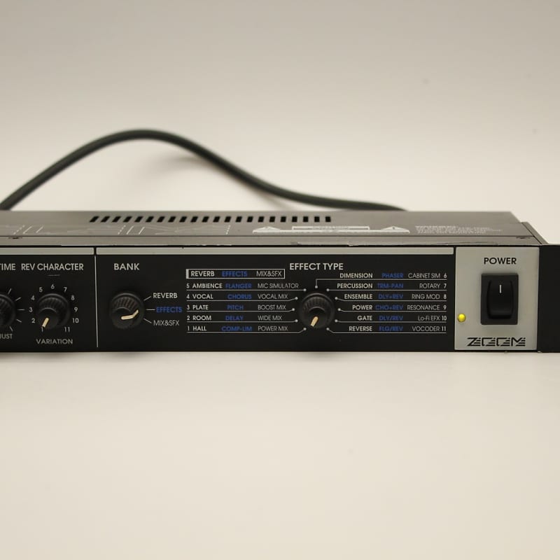 ZOOM RFX-1100 Digital Reverb & Multi Effects With Adapter