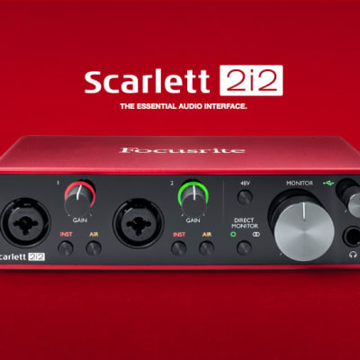 Focusrite Scarlett 2i2 3rd Gen USB Audio Interface