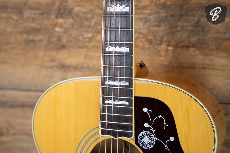 Epiphone EJ-200 NA Acoustic Electric Guitar with HSC | Reverb