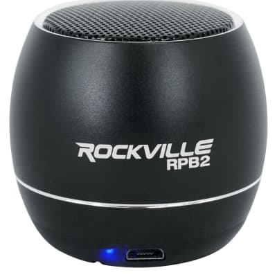 Rockville RPB2-BLACK Handheld Wireless Portable Bluetooth Speaker Great Sound image 2