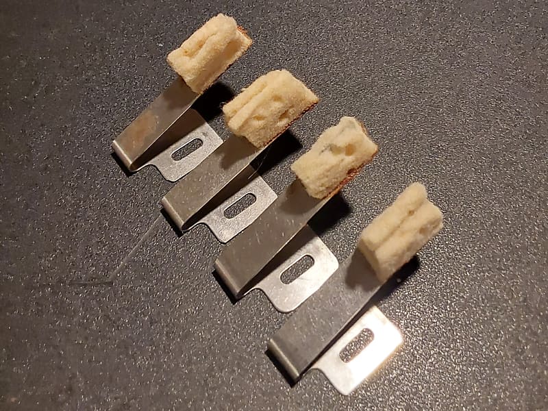 1960 1963 Fender Jazz Bass Mutes Set Reverb