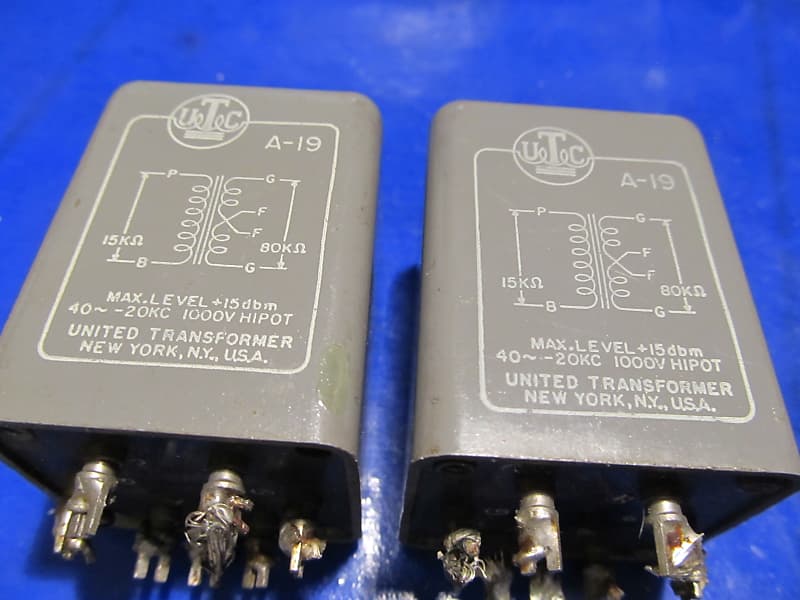 UTC A-19 transformer pair