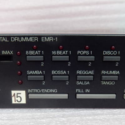 Yamaha EMR-1 Vintage Drum Machine Made in Japan 1988 image 2