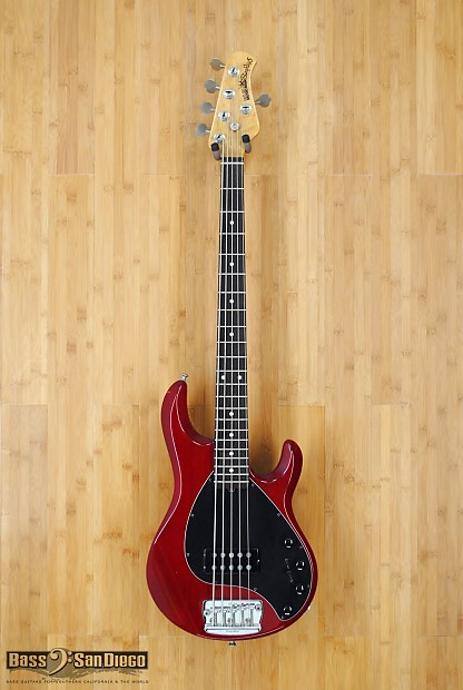 Ernie Ball Music Man Stingray 5 1988 Transparent Red 5