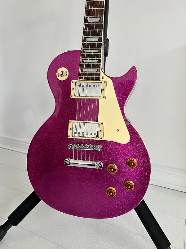 Epiphone les deals paul pink sparkle