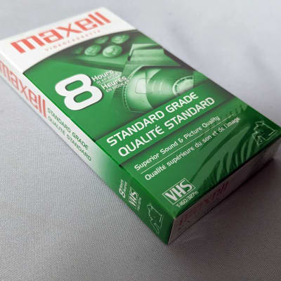 Maxell Standard Grade 8 Hours T-160 Videocassette VHS Tape - Brand New - Factory Sealed image 2