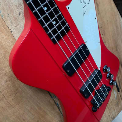 Rare Gibson Thunderbird 1991 Cardinal Red OHSC image 5