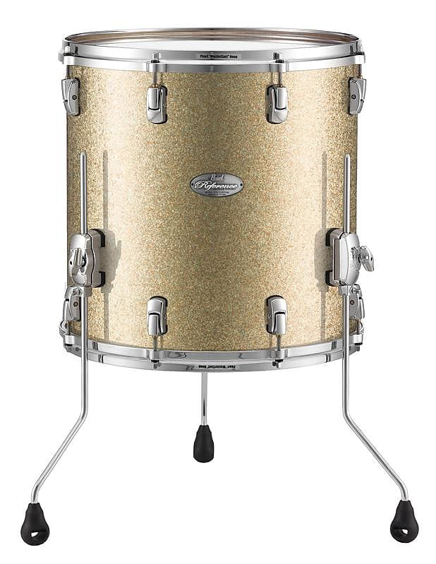 Pearl Music City Custom Reference 18"x16" Floor Tom BRIGHT CHAMPAGNE SPARKLE RF1816F/C427 image 1