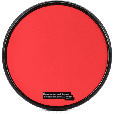 Innovative Percussion RP-1R Red Gum Rubber Practice Pad with Rim