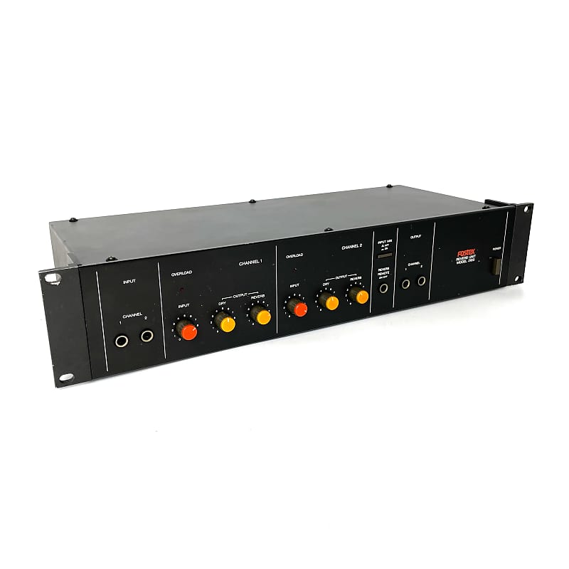 Great Condition] Fostex Model 3180 Reverb Unit Stereo Analog